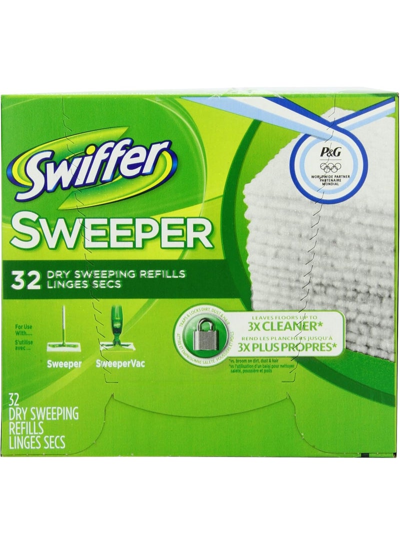 Swiffer Dry Sweeping Pad Refills 32 Pcs Pack