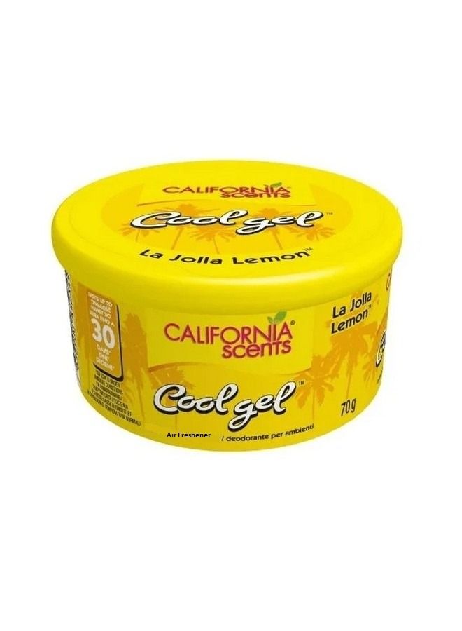 California Scents Cool Gel La Jolla Lemon Air Freshener