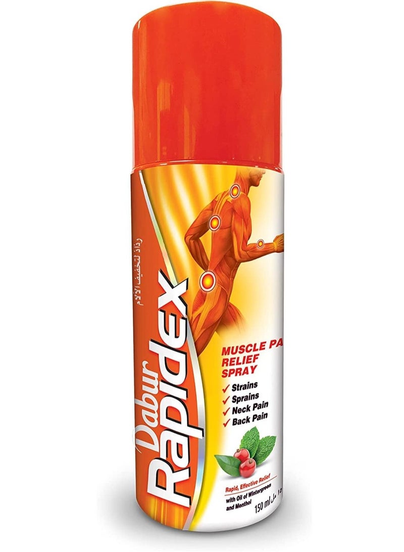 Dabur Rapidex Herbal Muscle Pain Relief Spray 150 ML