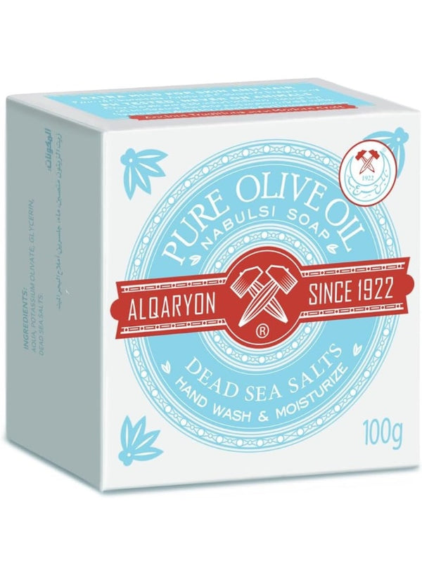 alqaryon, care 100g, dead sea, dead sea salts, nabulsi soap, oil nabulsi, oil nabulsi soap, olive oil, pure olive, pure olive oil, salts pure, salts pure olive, sea salts, sea salts pure, soap bath&beauty