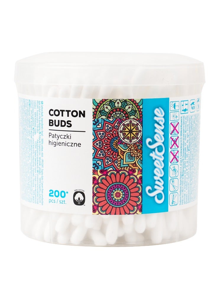 Sweet Sense Cotton Buds 200 Pieces