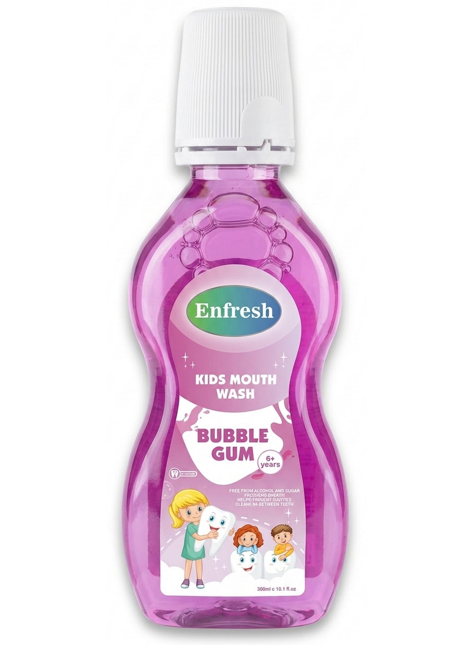 aged six, bubble gum, bubble gum mouth, enfresh, gum care, gum mouth, gum mouth wash, gum net, kids bubble, kids bubble gum, mouth wash, oral care, six years, sugar-free, teeth gum