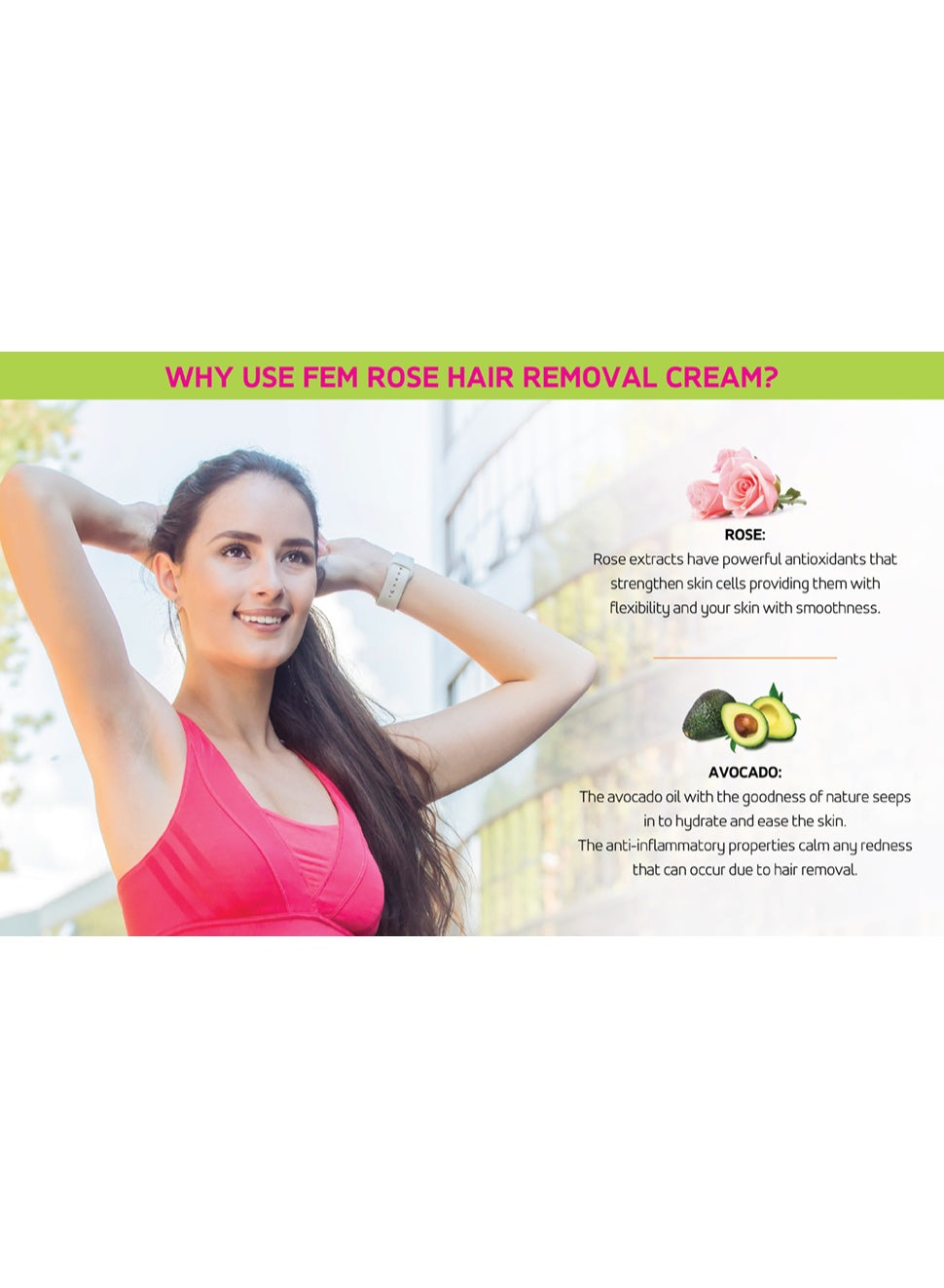 deep moisturizing, dermatologically tested, fast hair, fem, fem hair, fem rose, hair removal, hair removal cream, hours key, pat dry, removal cream, rose net, sensitive skin, skin care, skin fem