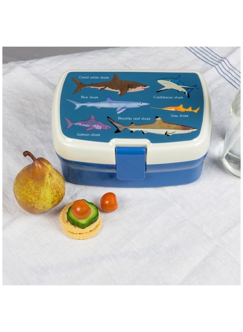 Rex London Sharks Lunch Box With Tray