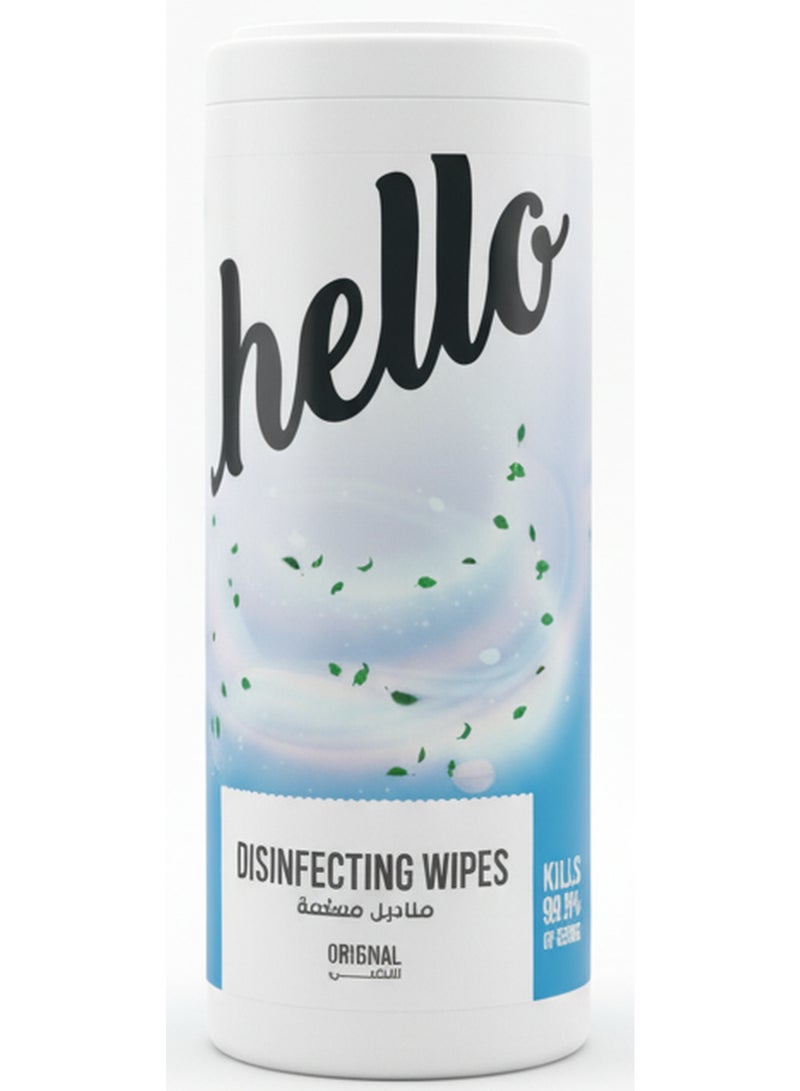 Hello Original Disinfecting Wipes - 50 Wipes