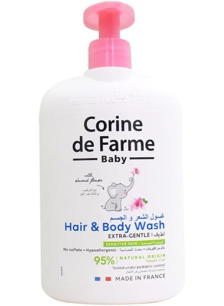 Corine De Farme Baby Hair & Body Wash 500 ML