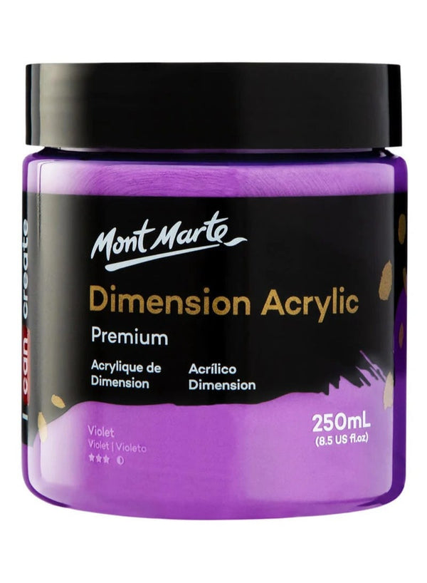 Mont Marte Dimension Acrylic 250ML Violet