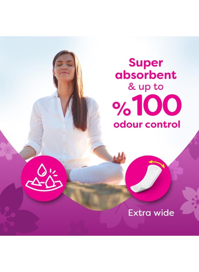 Carefree Daily Panty Liners Plus Large Light Scent