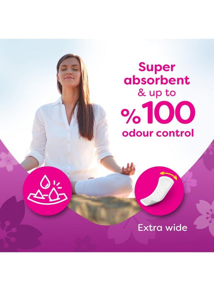 Carefree Daily Panty Liners Plus Large Light Scent