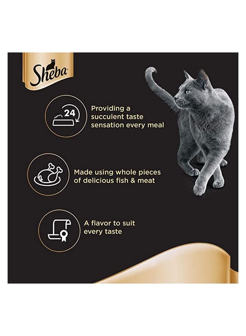 Sheba Fine Cuts with Poultry Cat Food 80G