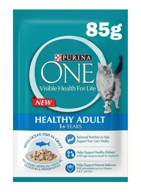 PURINA One Healthy Adult Catfood with Ocean Fish