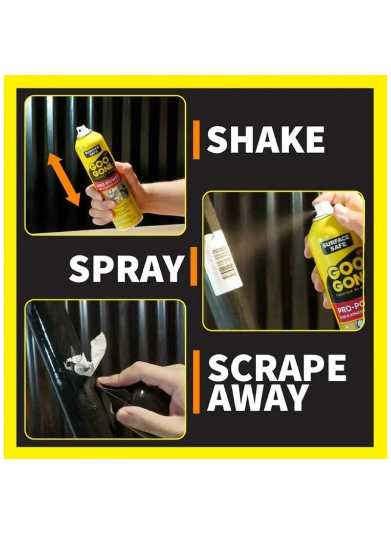 Goo Gone Pro Power Goo & Adhesive Remover Aerosol