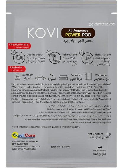 Kovi Air Fragrance Power Pod Arabian Amber 10g