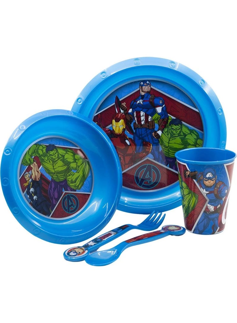 STOR Avengers 5 Piece Food Set for Kids