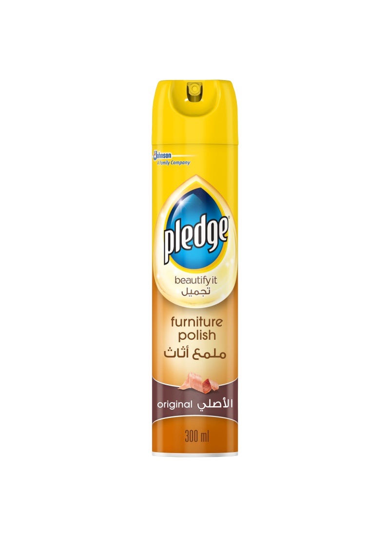 Pledge Furniture Polish Original Spray, 300ml