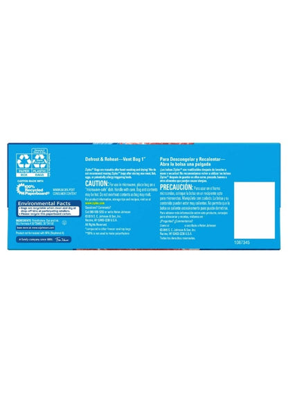 Ziploc Freezer Quart Bags with Grip 'N Seal Technology