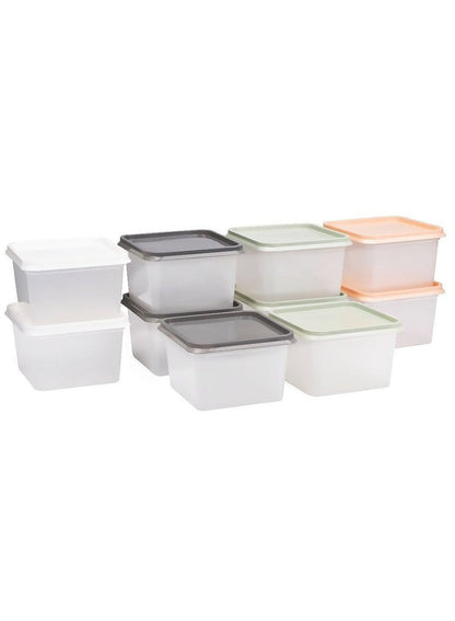 Alpina Food Container Set of 10 Boxes 750 ML