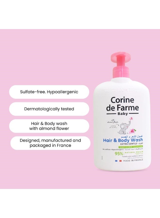 Corine De Farme Baby Hair & Body Wash 500 ML