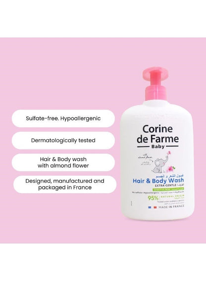 Corine De Farme Baby Hair & Body Wash 500 ML