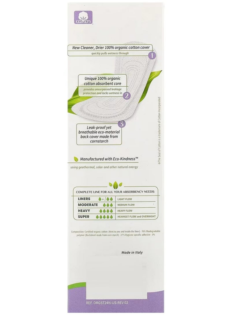 ORGANYC Organic Cotton Panty Liners Light Flow