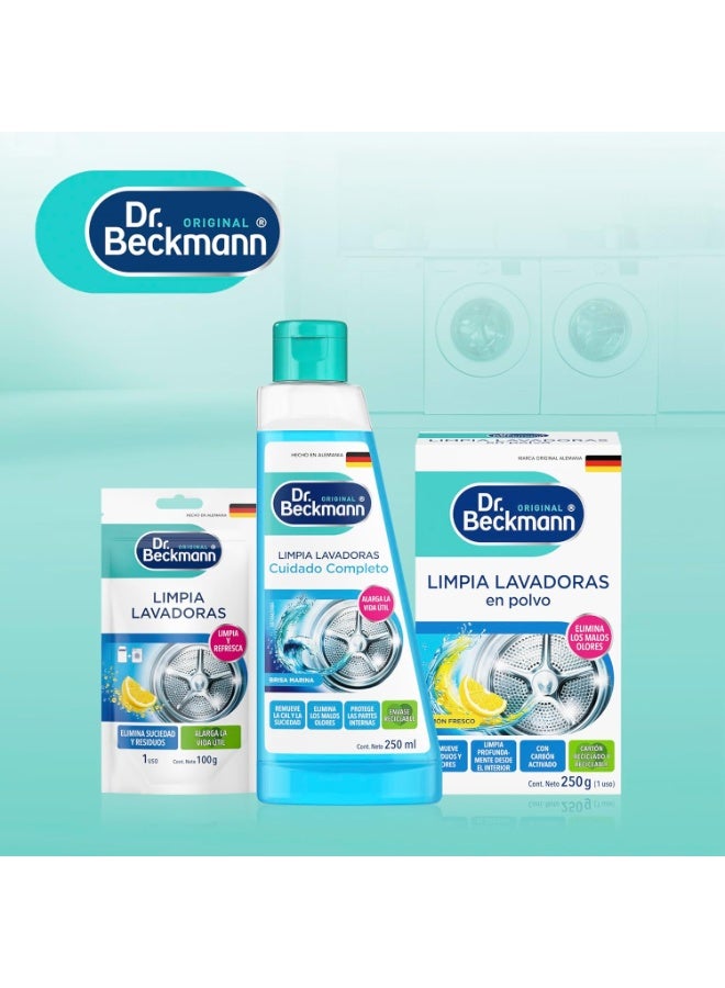 dr beckmann,machine care,care cleaner,metal rubber,rubber parts,odour removal,carbon formula,lifespan odour,protects metal,washing machine,activated carbon,formula prolongs,removal protects,deep maintenance,cleaner activated