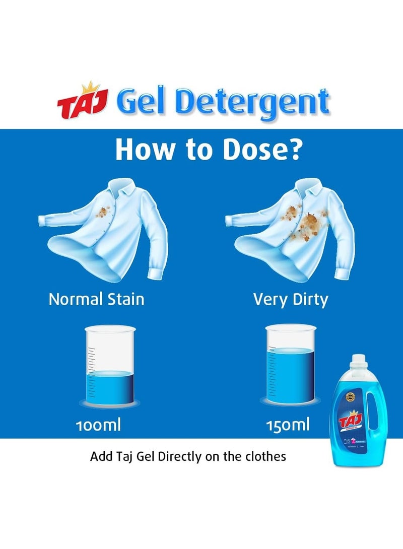 TAJ Automatic Detergent Powered Gel 1L