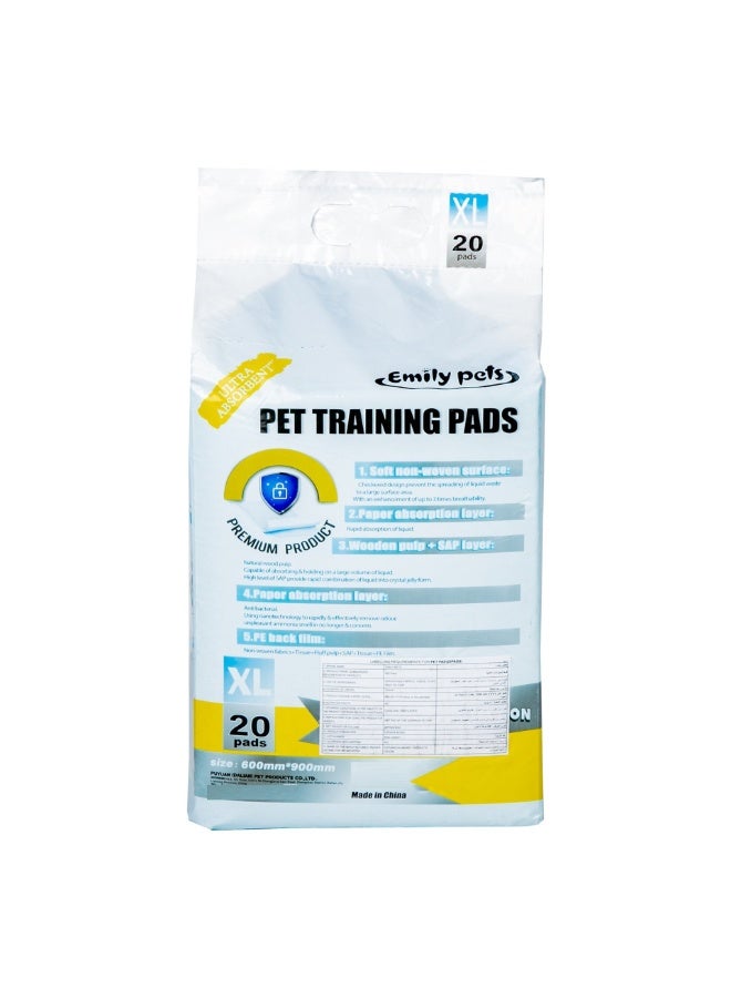 Emily Pets Dog Training Pads XL - 20 Pcs