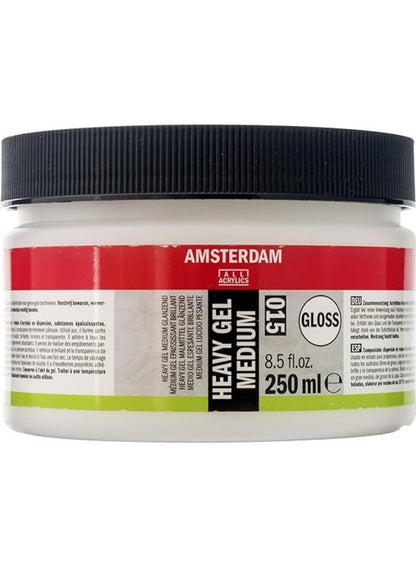 AMSTERDAM Heavy Body Acrylic Gel Medium Gloss 250 ML