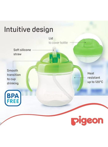 Pigeon Mag Mag Straw Cup Green 200 ML