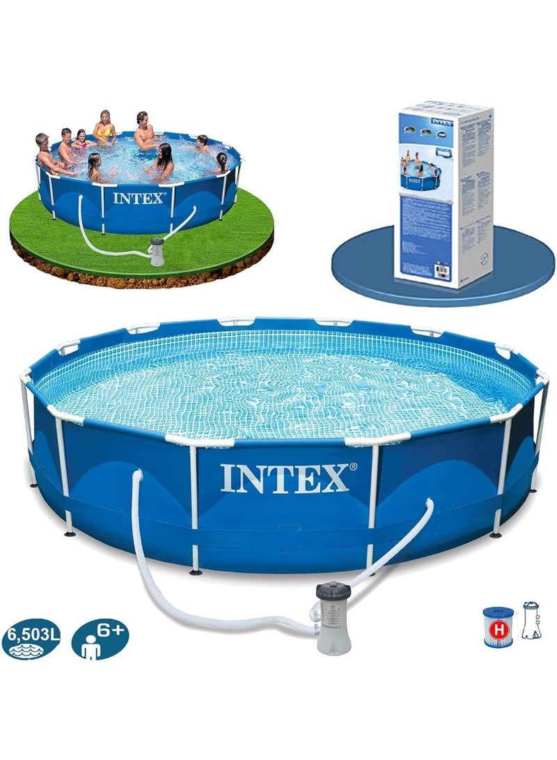 INTEX Metal Frame Pool Set 12ft 30in
