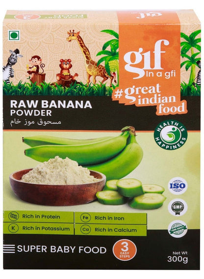 Great Indian Food Raw Banana Powder Super Baby Food