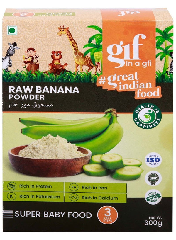 Great Indian Food Raw Banana Powder Super Baby Food