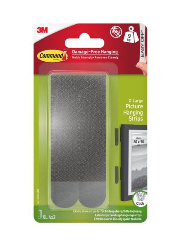 Command Picture Hanging Strips Black - Premium Solutions