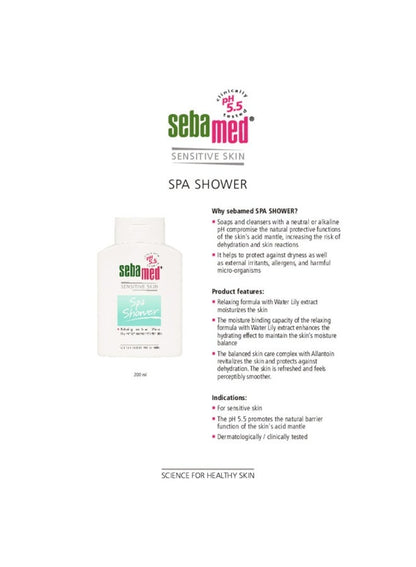 Sebamed Spa Shower For Sensitive Skin 200 ML