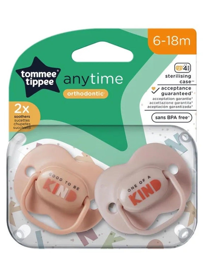 Tommee Tippee Anytime Soother 6-18 Months