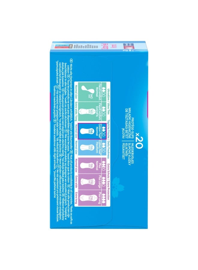 Carefree Cotton Feel Fresh Scent Panty Liners