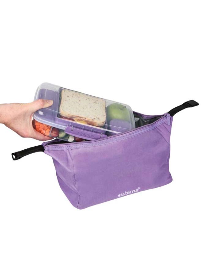 Sistema Lunch Bag Lilac - Insulated Convenience