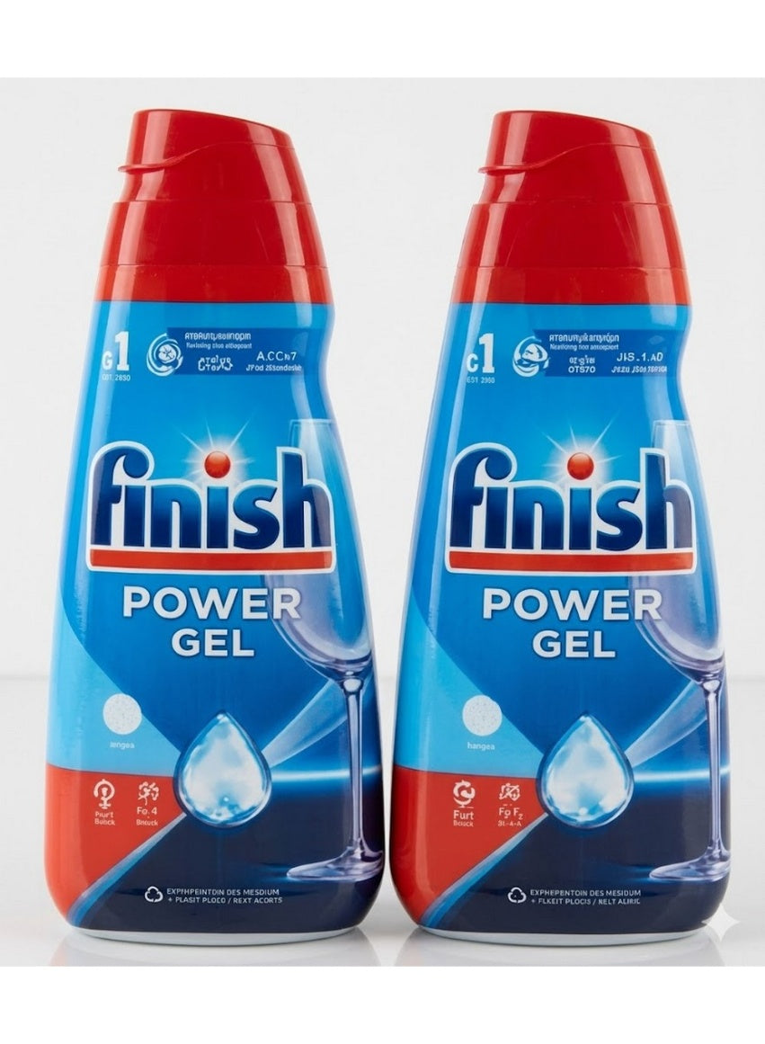 650ml twin-pack, cleaning formula, convenient 650ml, dishes sparkling, dishwasher power, dishwasher power gel, dishwashing power, efficient washes, fights tough, finish, grease fights, power gel, sparkling clean, tough stains, washes 650ml