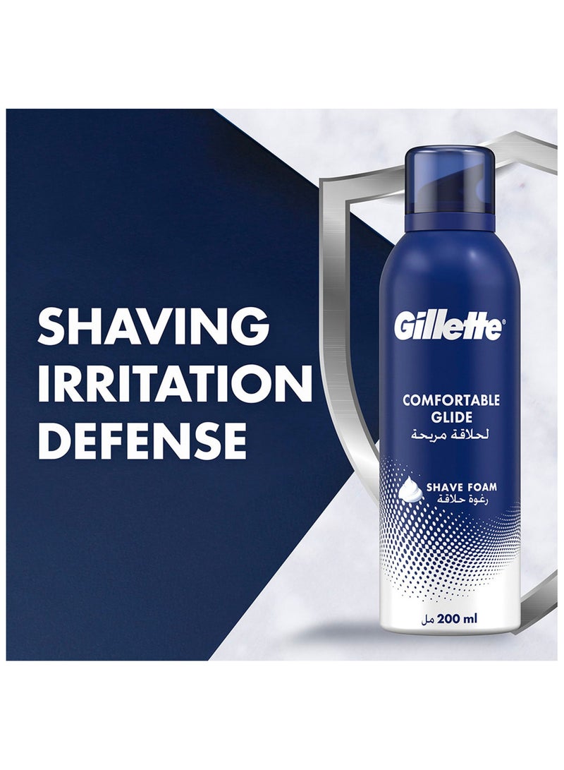 Gillette Comfortable Glide Shaving Foam 200 ML