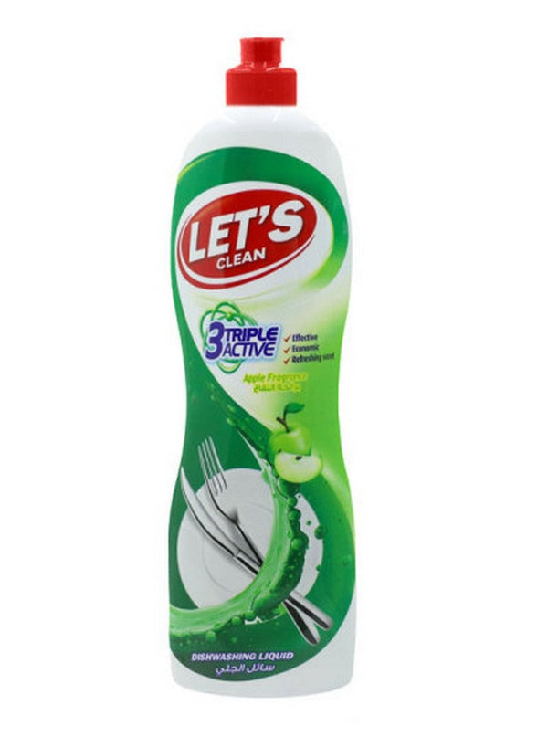 LET'S CLEAN Apple Dishwashing Liquid 500 Ml