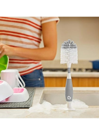 Munchkin Bristle Bottle Brush Grey