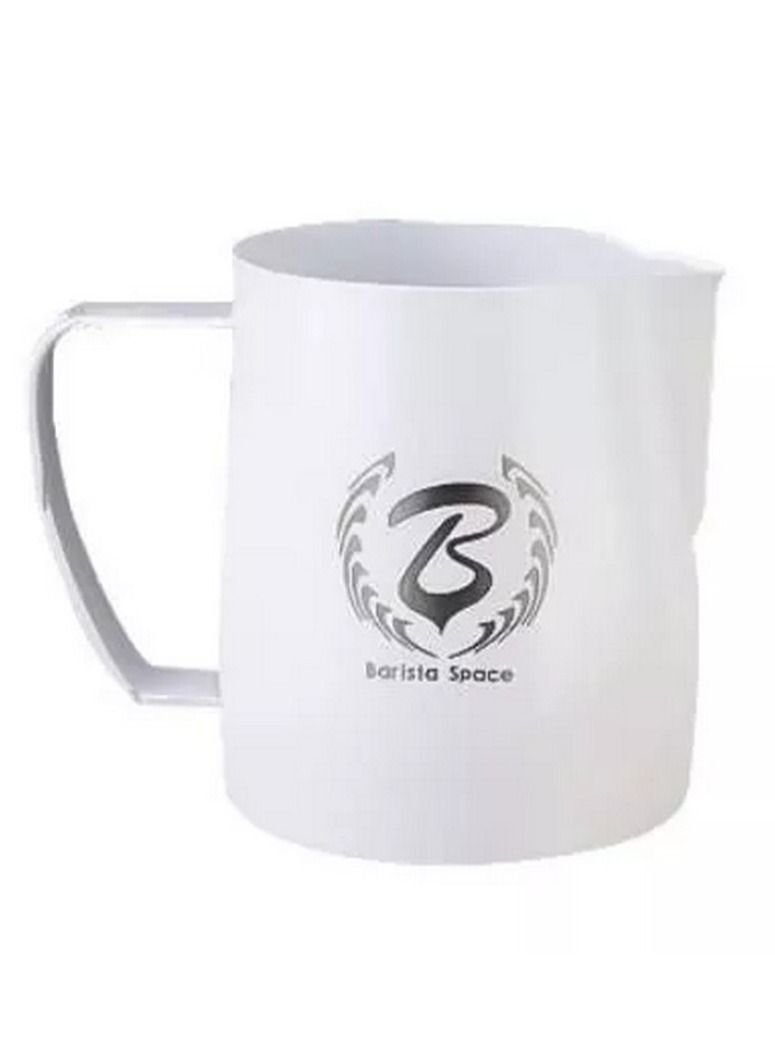 Barista Space Milk Jug Teflon White 350mL