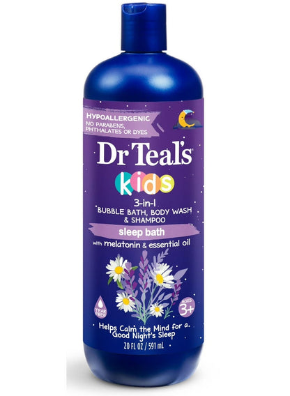 Dr Teal's 3-in-1 Bubble Bath & Body Wash