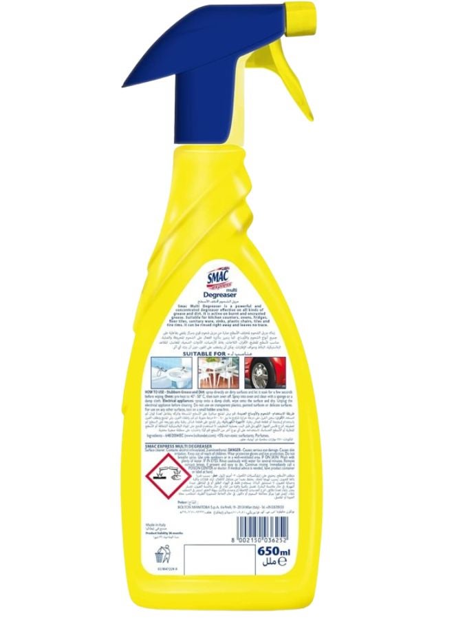 Smac Kitchen Degreaser Lemon 650ml