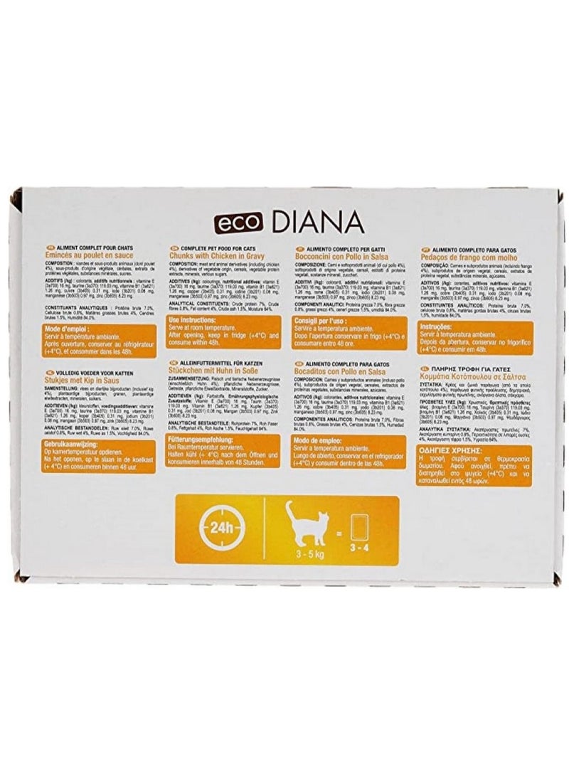 Eco Diana Chunks With Chicken In Gravy Cat Food