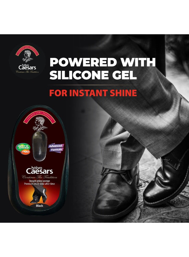 cool dry, dry place, gently wipe, habro caesar, instant shine, instant shine sponge, key benefits, pets store, polish jars, shine sponge, shine sponge black, shine time, simply wipe, sponge black, works well