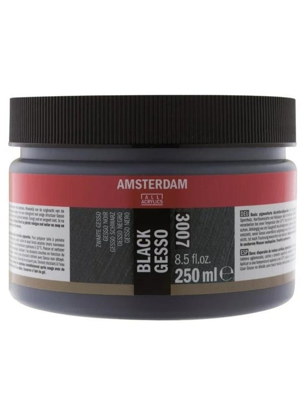 AMSTERDAM Black Gesso 250 ML