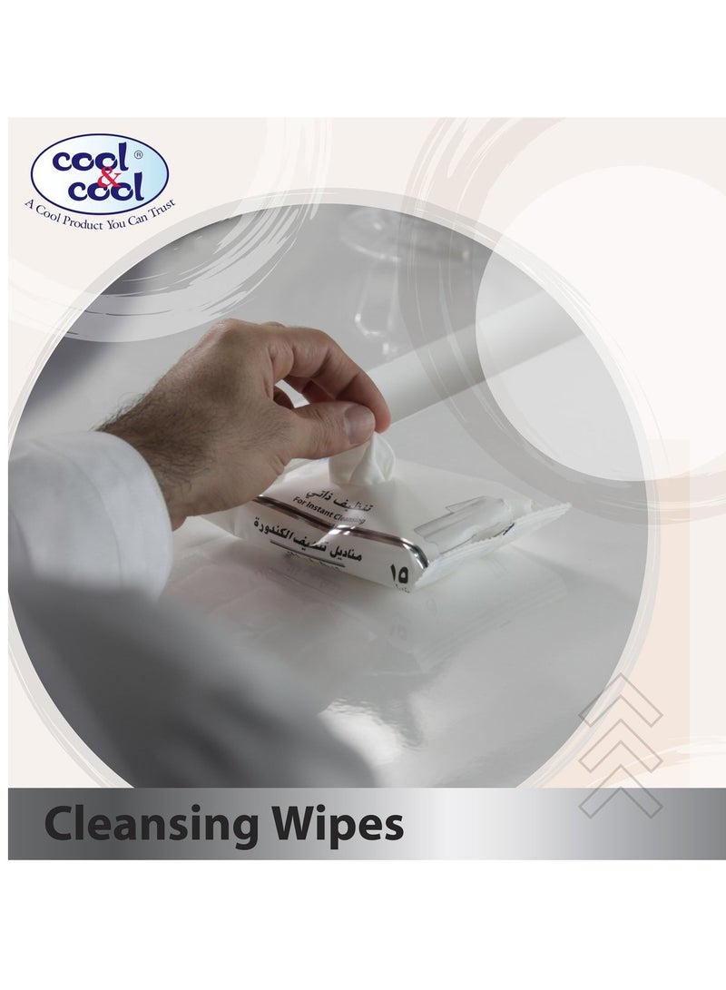Cool & Cool Kandora Wipes 12pcs Twin Pack