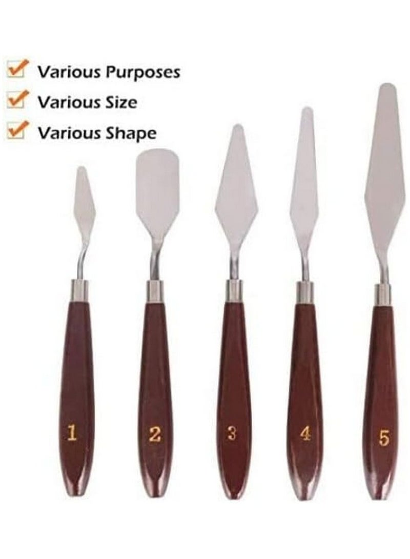 Stainless Steel Palette Knives Set - Generic