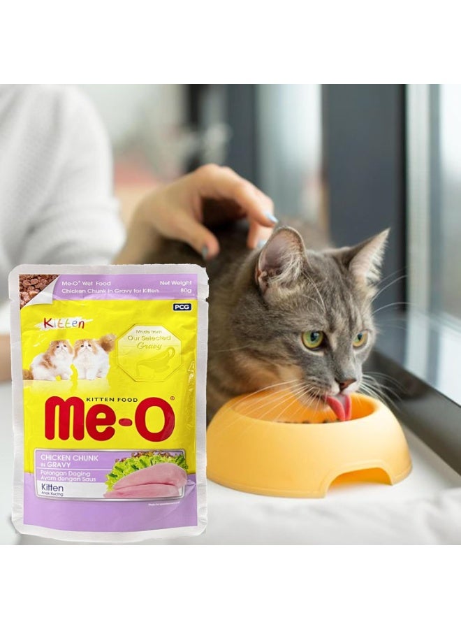 Me-O Gravy for Kittens Chicken 80g
